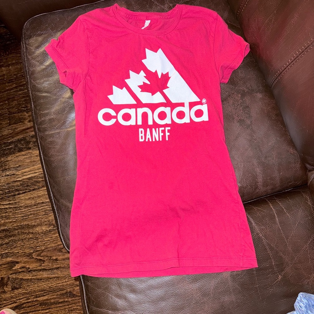 Canada Banff Woman’s Red T-Shirt